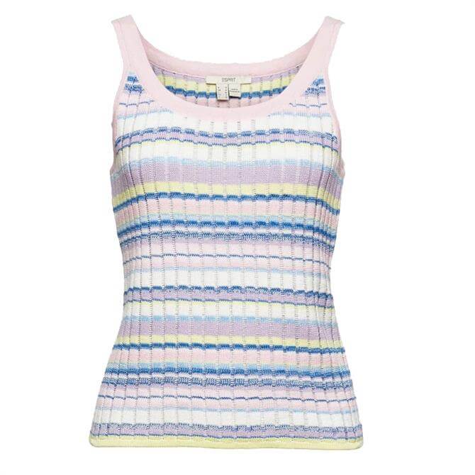 Esprit Striped Knitted Vest Top
